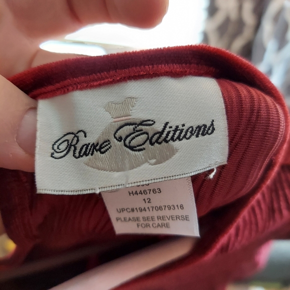 Nwt girls burgundy dress - Picture 6 of 9